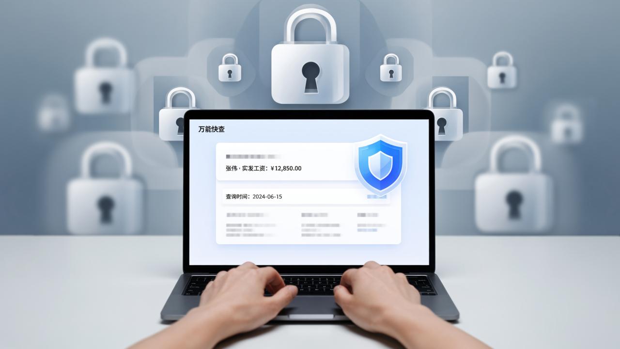 工资条怎么发给员工不泄密？用万能快查生成私密查询系统实操教程