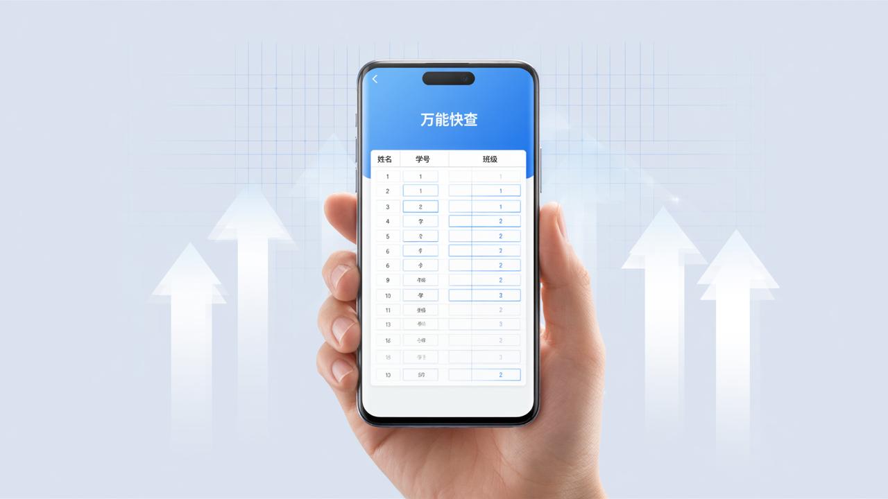 怎样查分班名单？用万能快查微信小程序导入Excel后扫码就能看，不用建网站也不用发文件