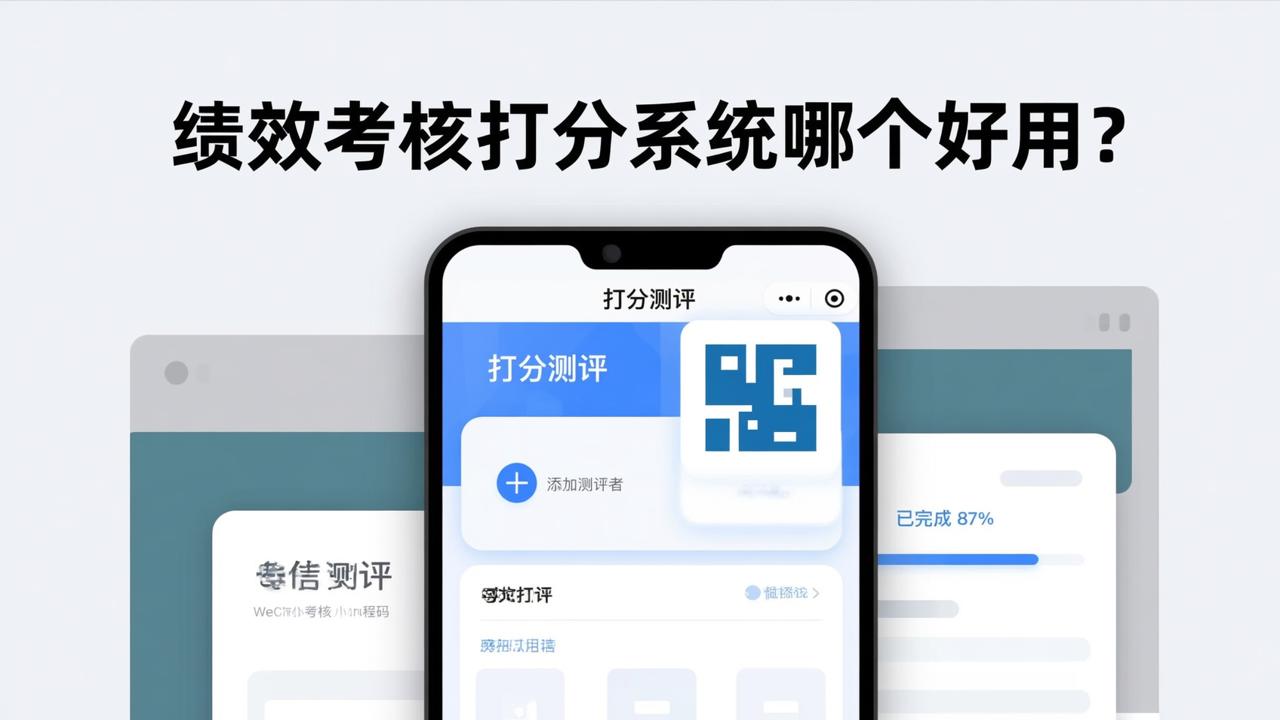 绩效考核打分系统哪个好用？微信扫码匿名打分、自动算分、导出Excel实操教程