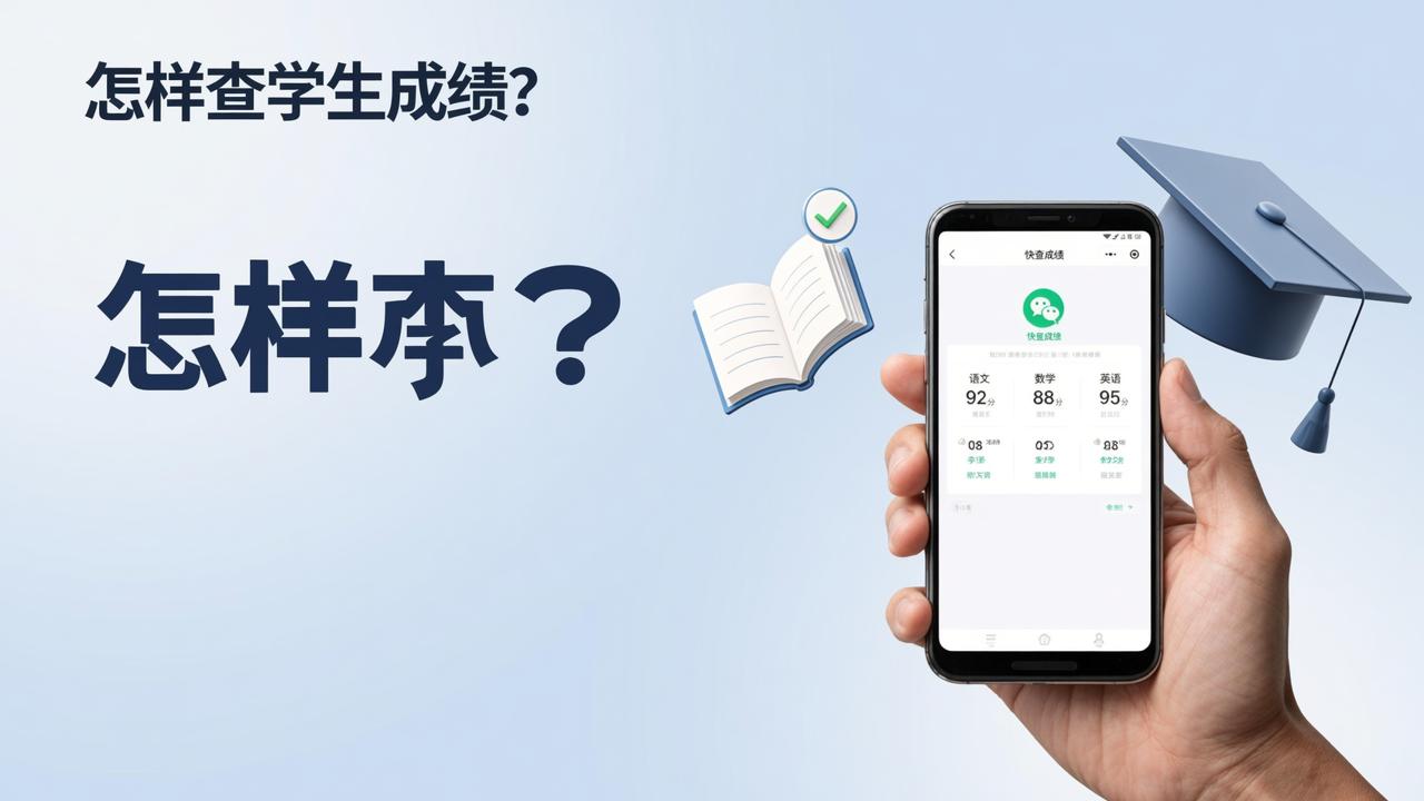 怎样查学生成绩？快查成绩微信小程序详细操作教程（含家长查询/教师发布/二维码分享）