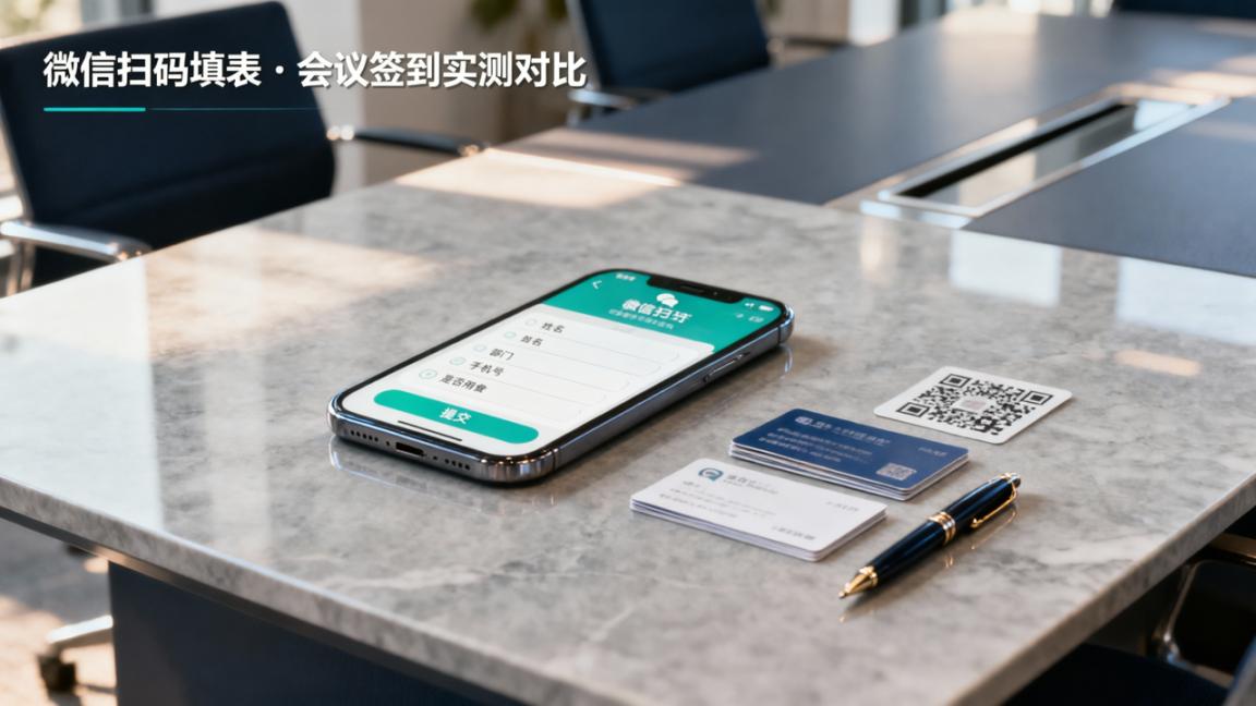会议签到用哪个软件？微信扫码填表小程序实测对比（含多人填表操作步骤）