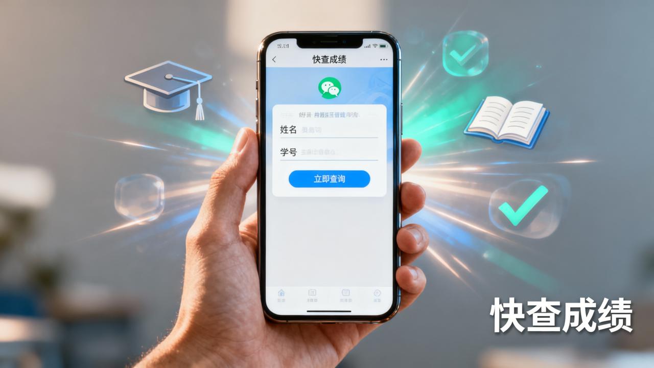 快查成绩微信小程序怎么查分？一对一私密查询操作步骤详解