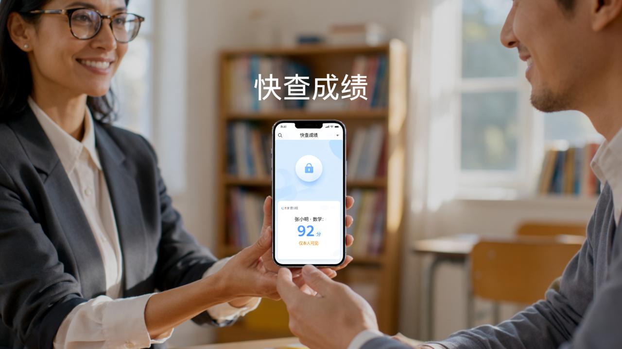 怎样查学生成绩不泄露隐私？快查成绩微信小程序一对一发布操作教程