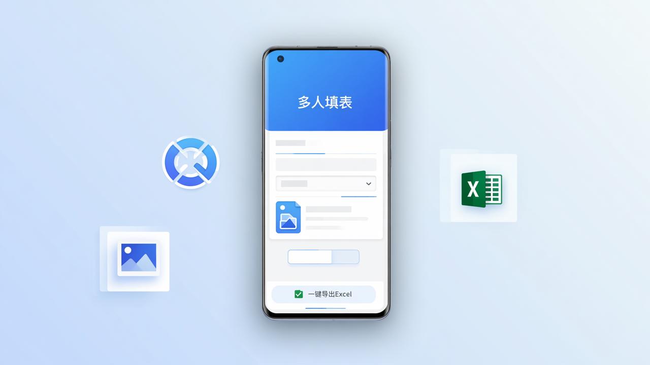 微信填表小程序怎么选？多人填表发个二维码就能收数据，支持图片视频文件上传和Excel一键导出