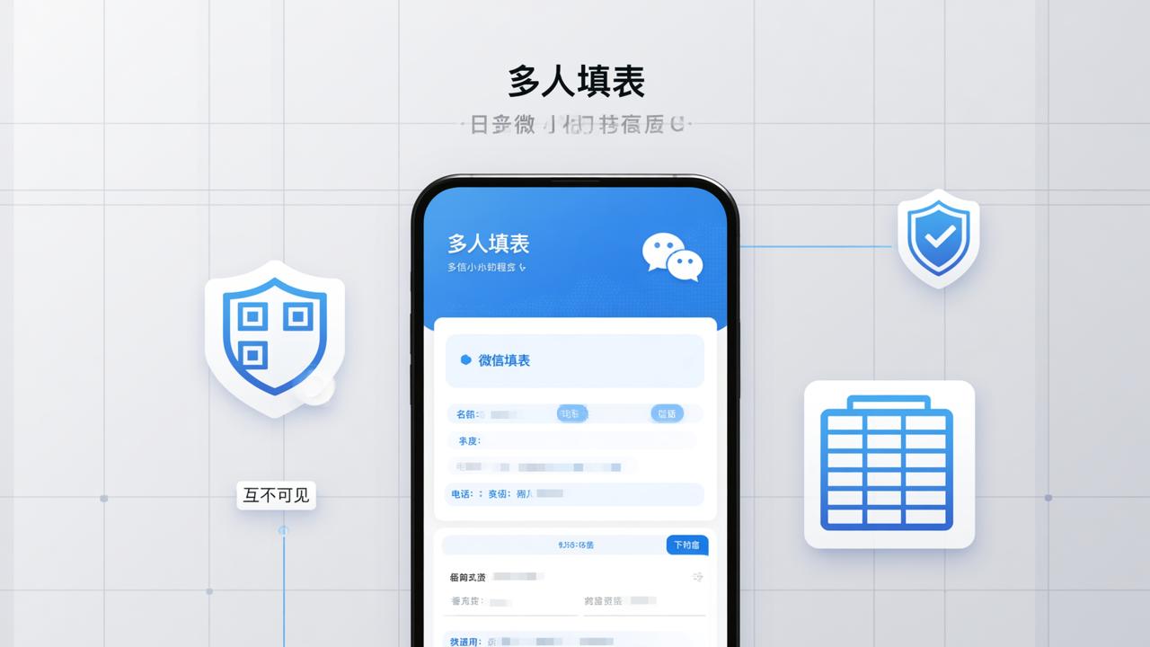 多人填表微信小程序怎么用？互不可见、扫码填表、一键导出Excel全流程实操指南