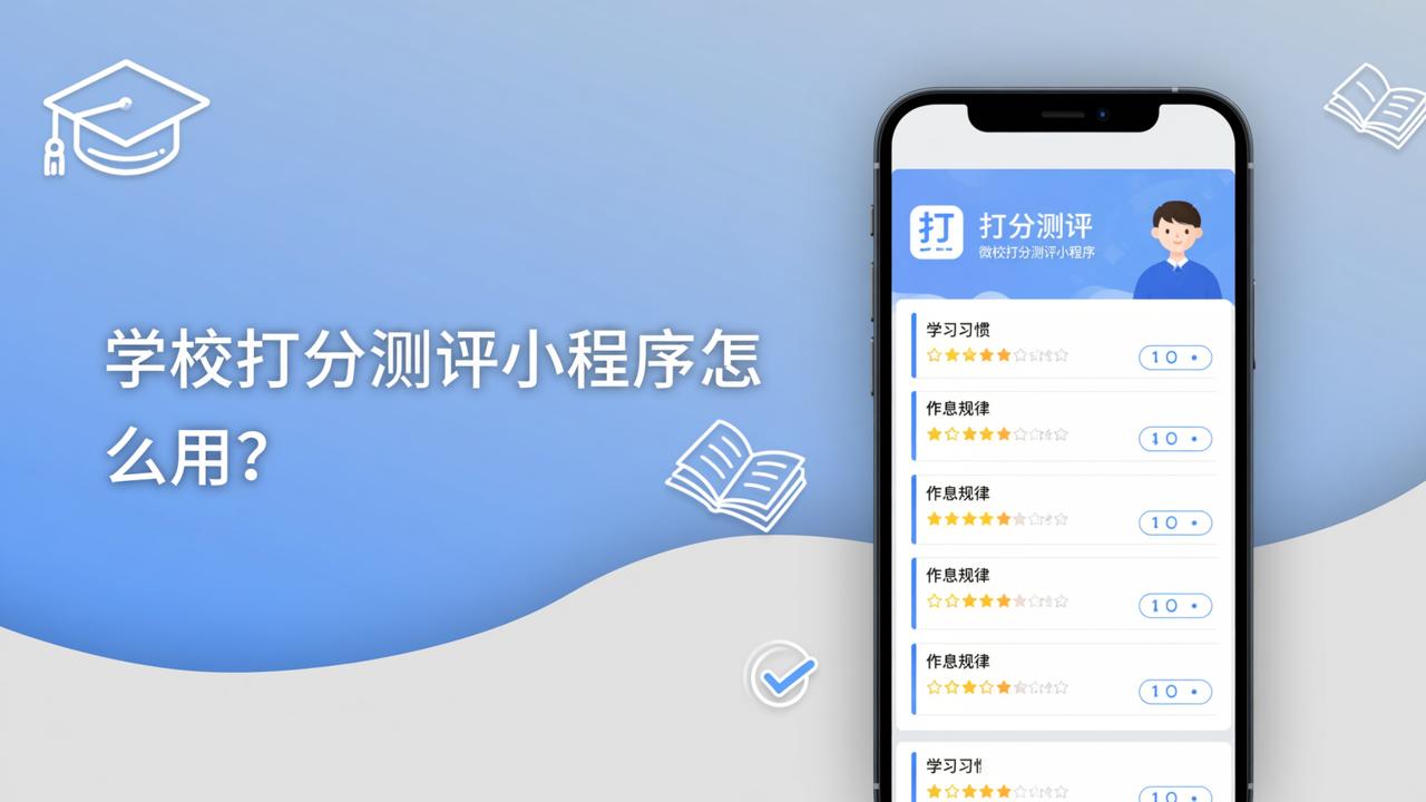 学校打分测评小程序怎么用？开学自评、期末互评、教师考核全流程操作指南