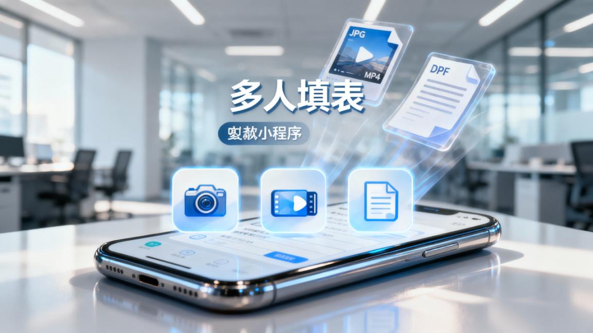 在线填表用什么软件？多人填表微信小程序怎么收图片视频文件，实操教程来了