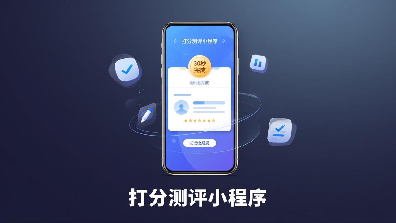 绩效考核被打低分怎么办？用打分测评小程序做匿名互评，30秒填完还能自定义指标