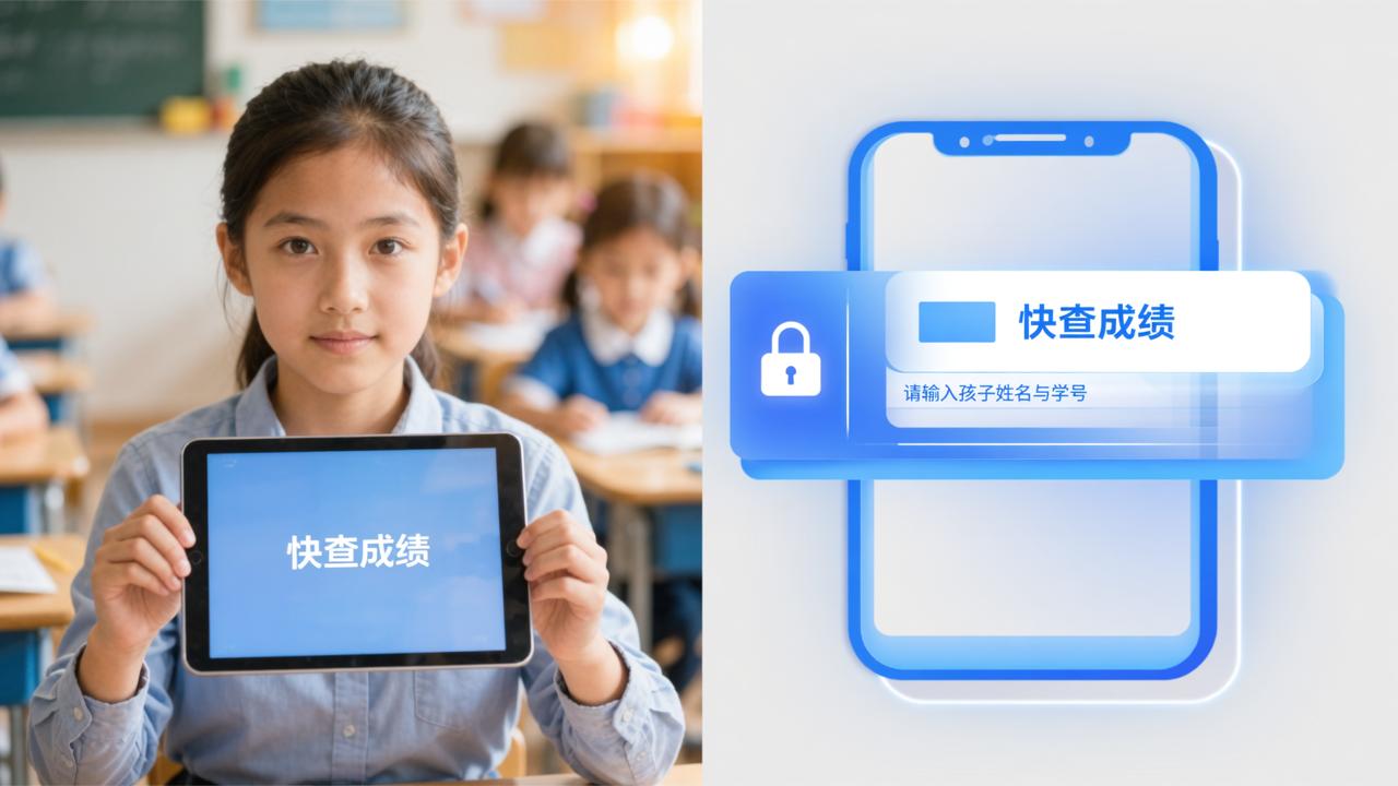 期末成绩怎么发给家长才不被反复追问？快查成绩微信小程序操作步骤详解（查完自动锁机+防代查）