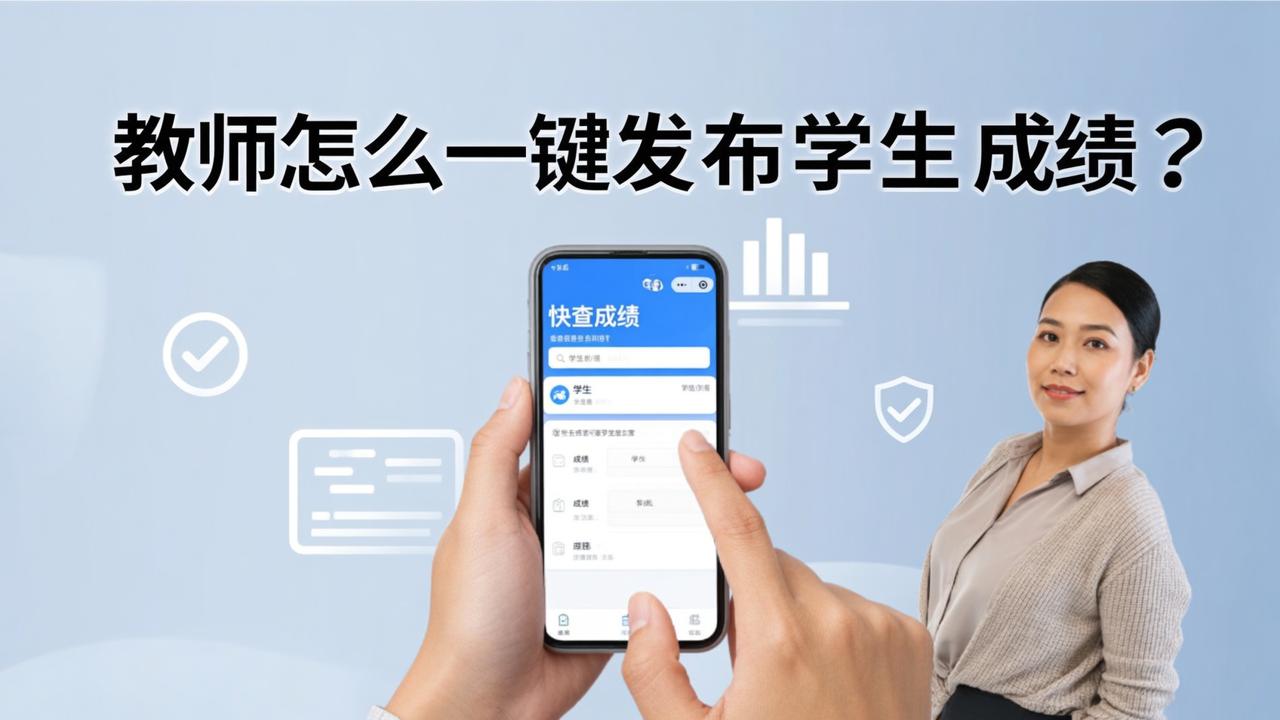 教师怎么一键发布学生成绩？快查成绩小程序操作步骤详解（无需注册/支持批量录入/可生成考试分析）
